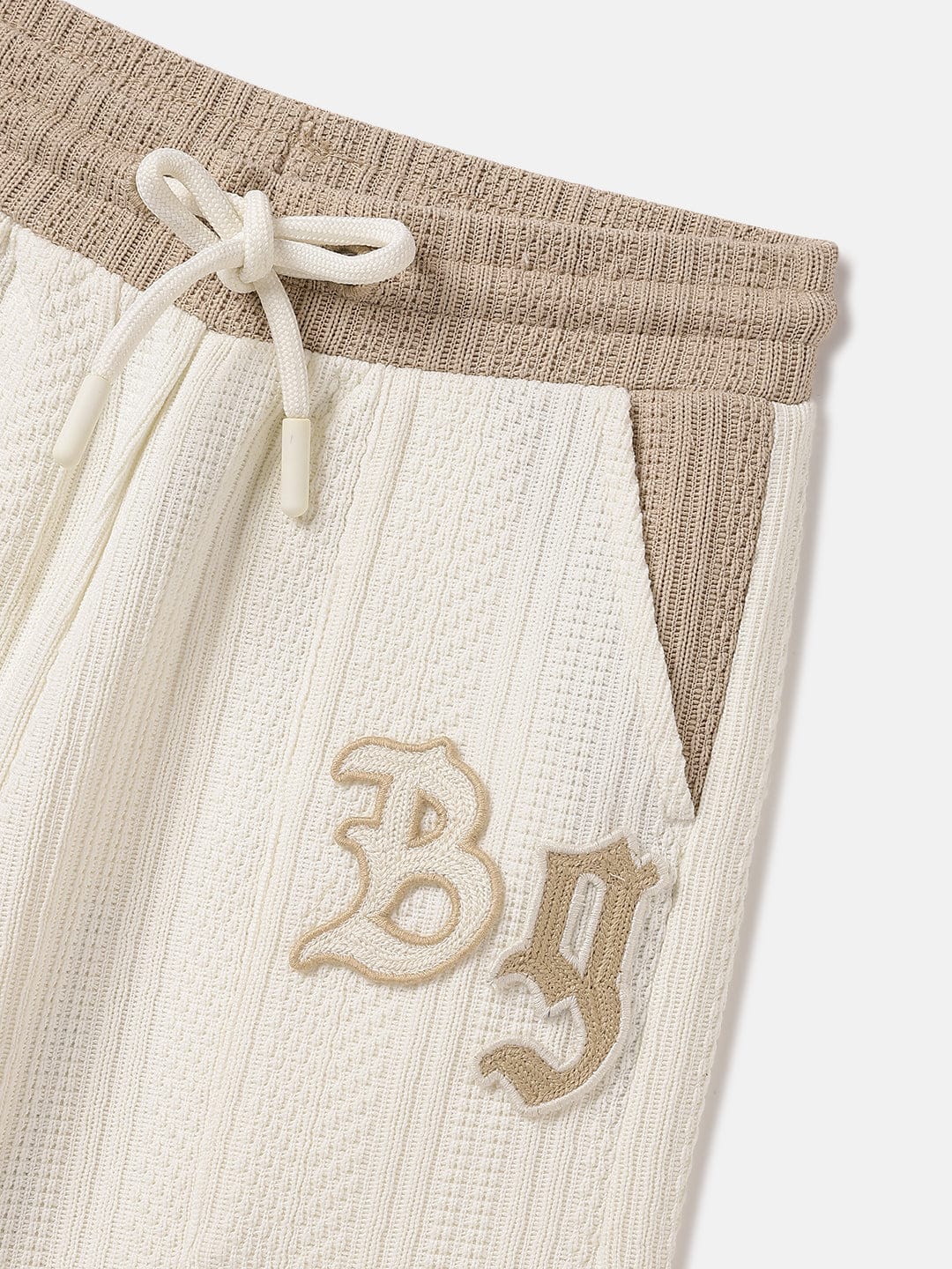 Blue Giraffe Kids Multi Regular Fit Textured Shorts