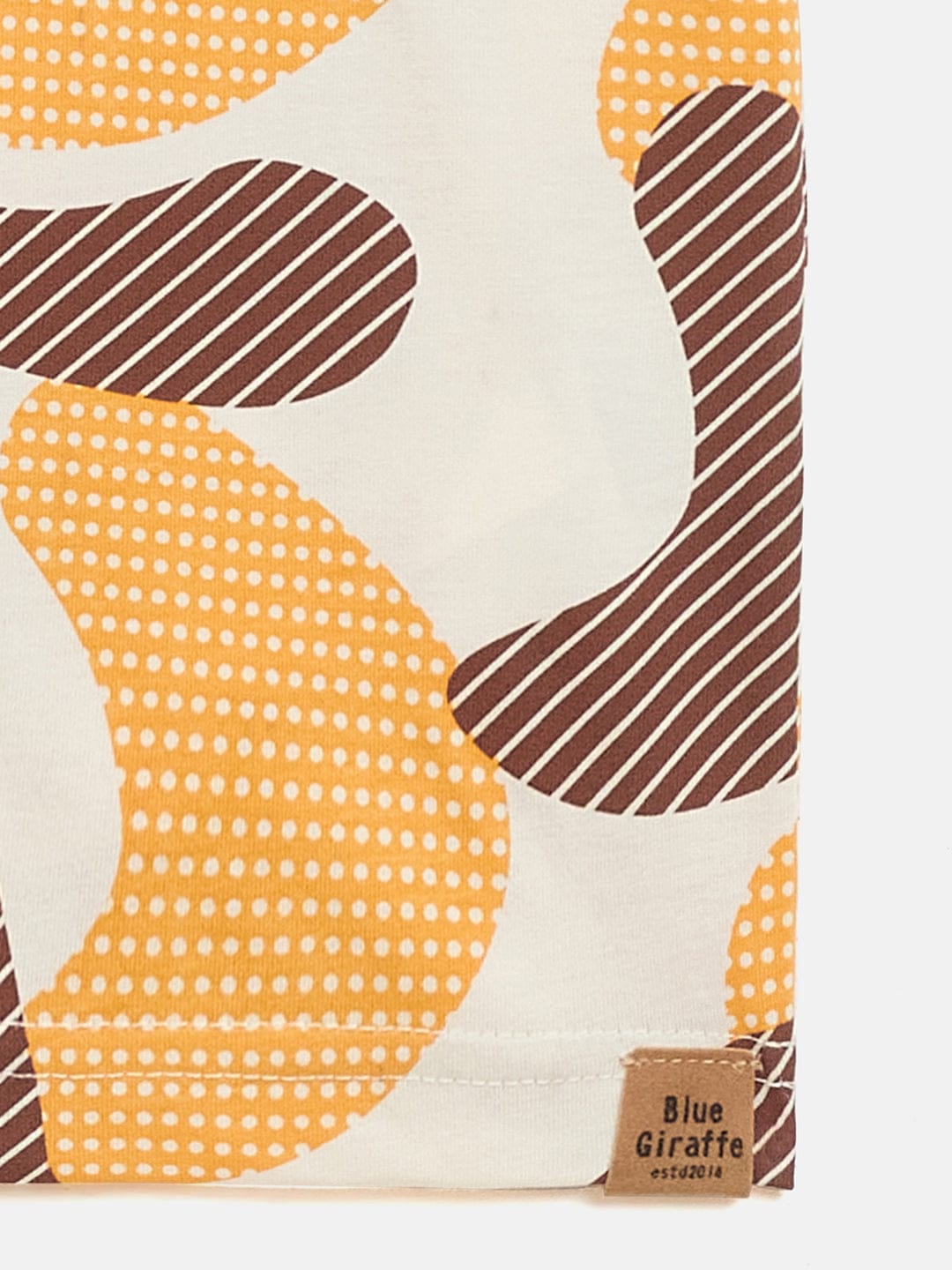 Blue Giraffe Boys Multi Printed Crew Neck TShirt