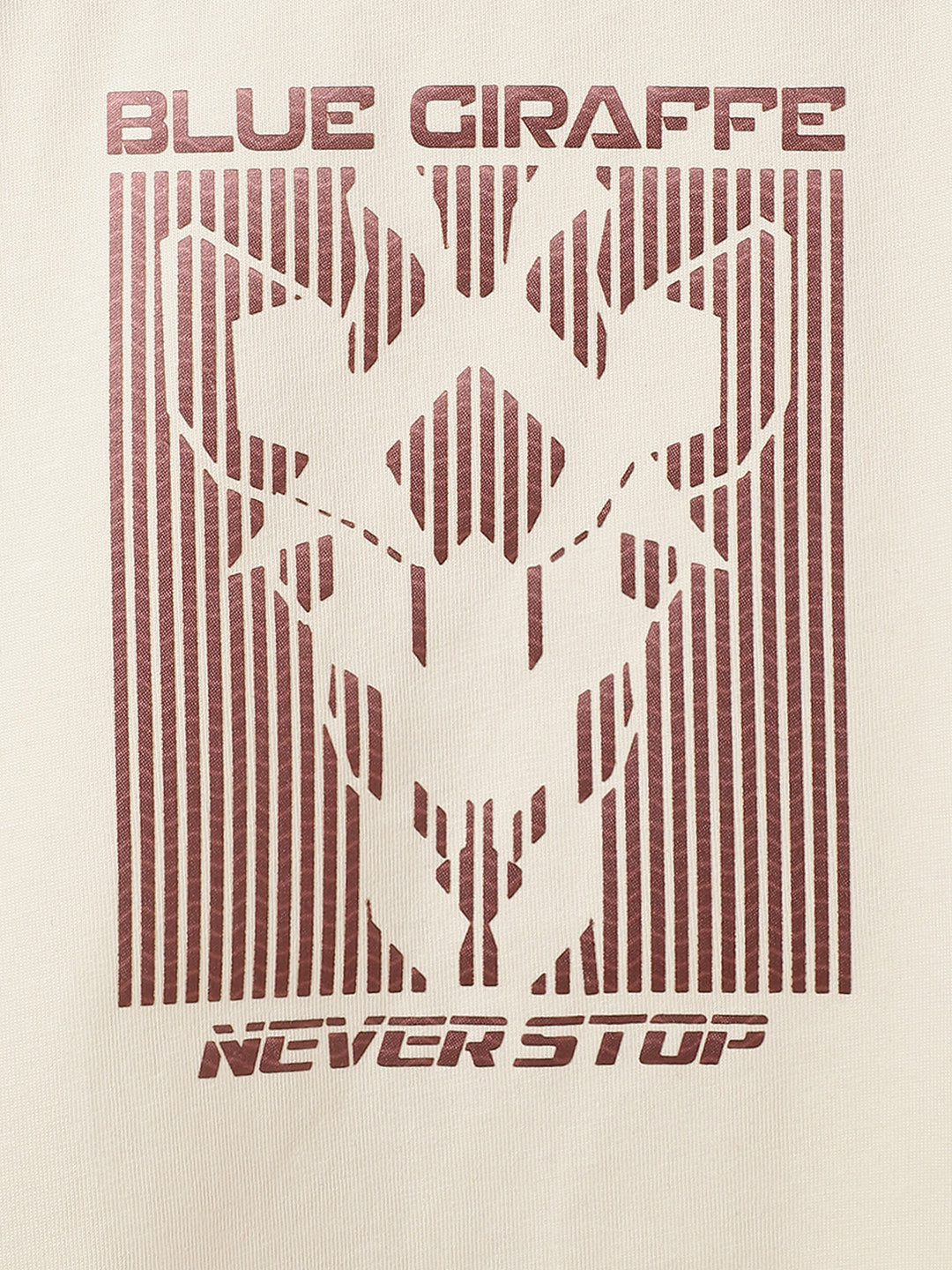 Blue Giraffe Boys Yellow Solid Crew Neck Tshirt