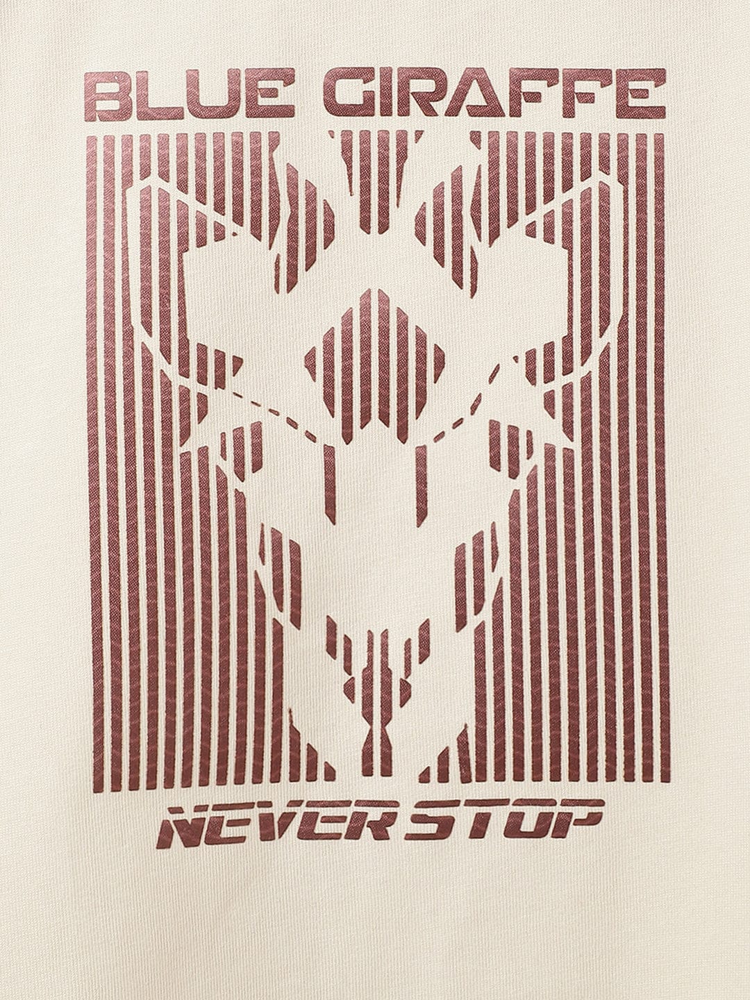 Blue Giraffe Boys Yellow Solid Crew Neck Tshirt