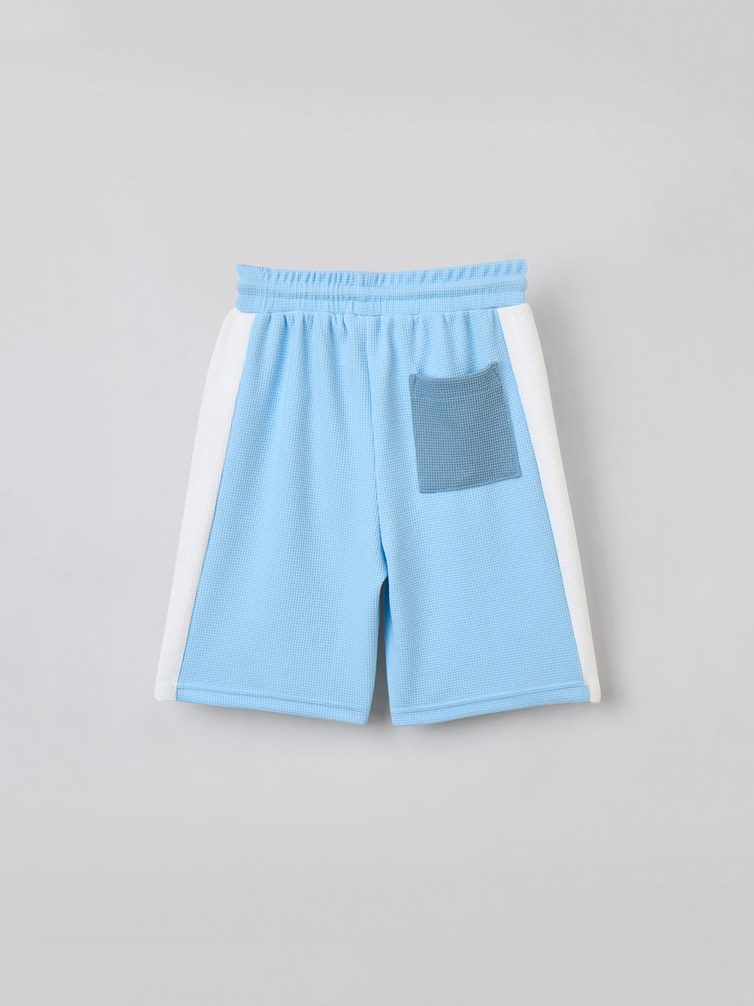 Blue Giraffe Boys Multicolor Regular Fit Textured Shorts