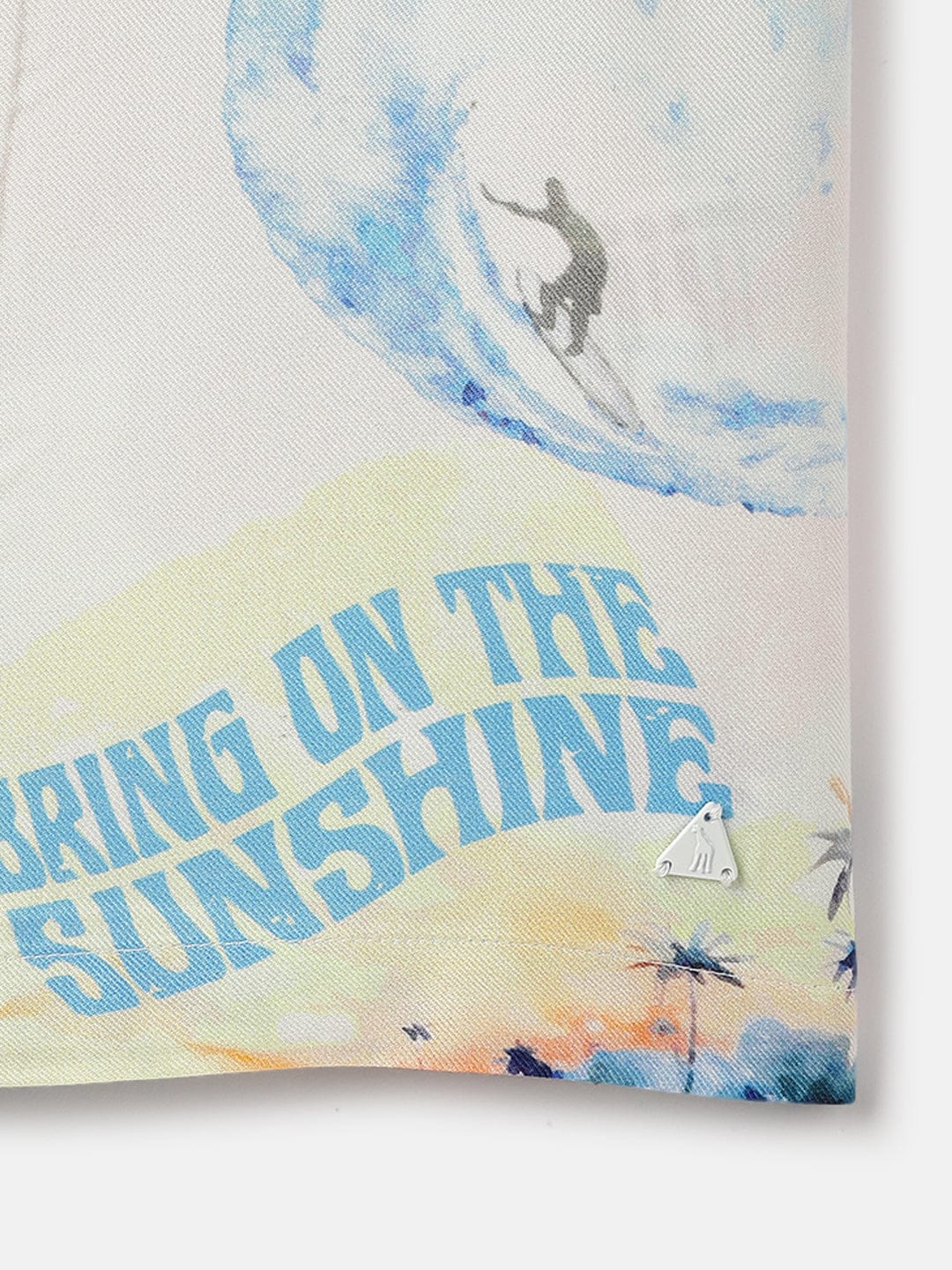 Blue Giraffe Kids Multi Printed Resort Collar Shirt