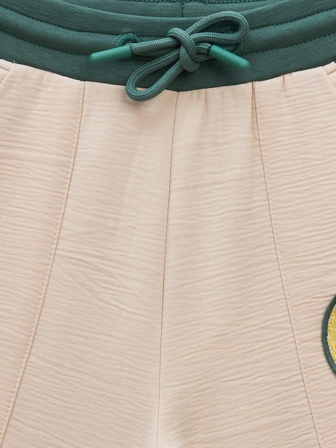 Blue Giraffe Boys Green Regular Fit Solid Shorts