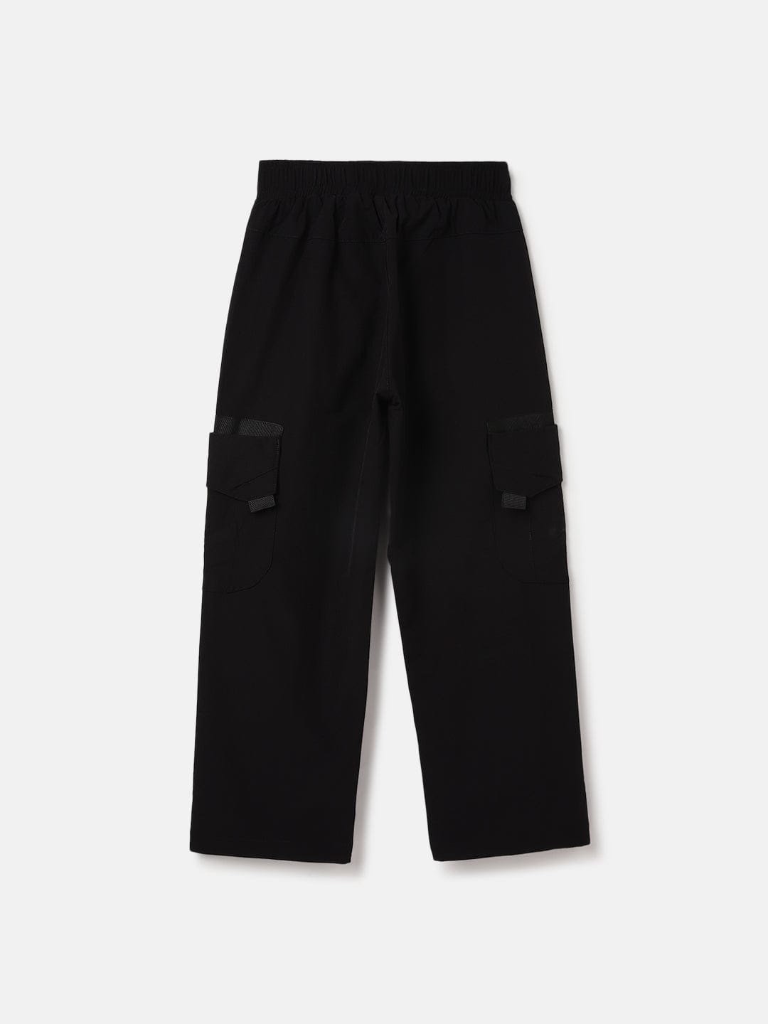 Blue Giraffe Kids Black Regular Fit Solid Jogger