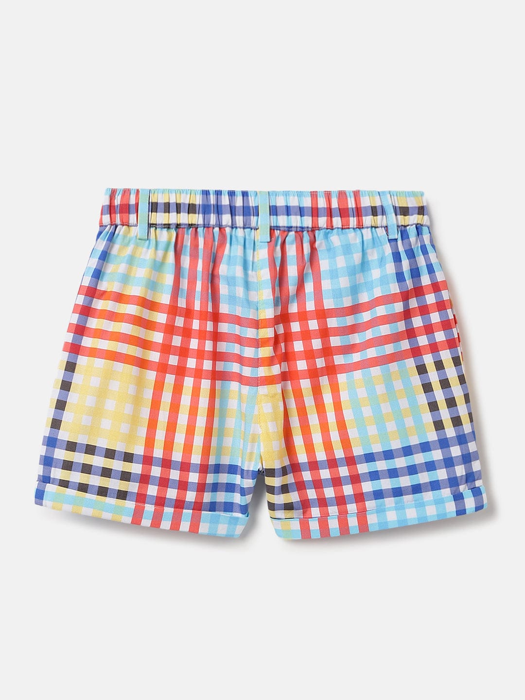 Blue Giraffe Kids Multi Regular Fit Printed Shorts