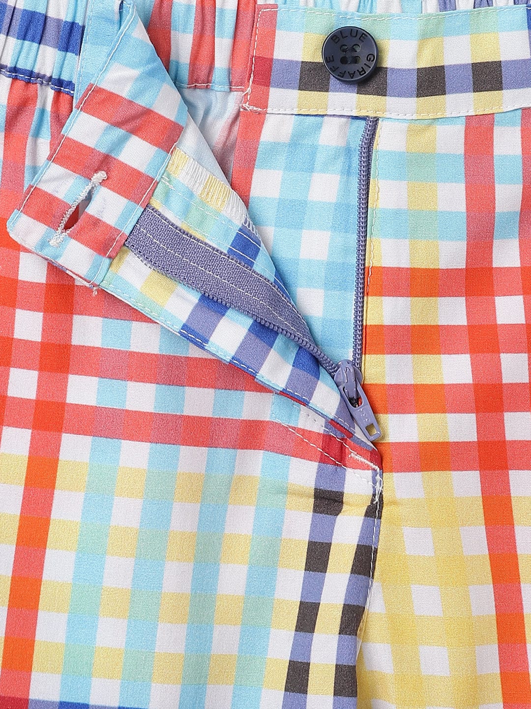 Blue Giraffe Kids Multi Regular Fit Printed Shorts