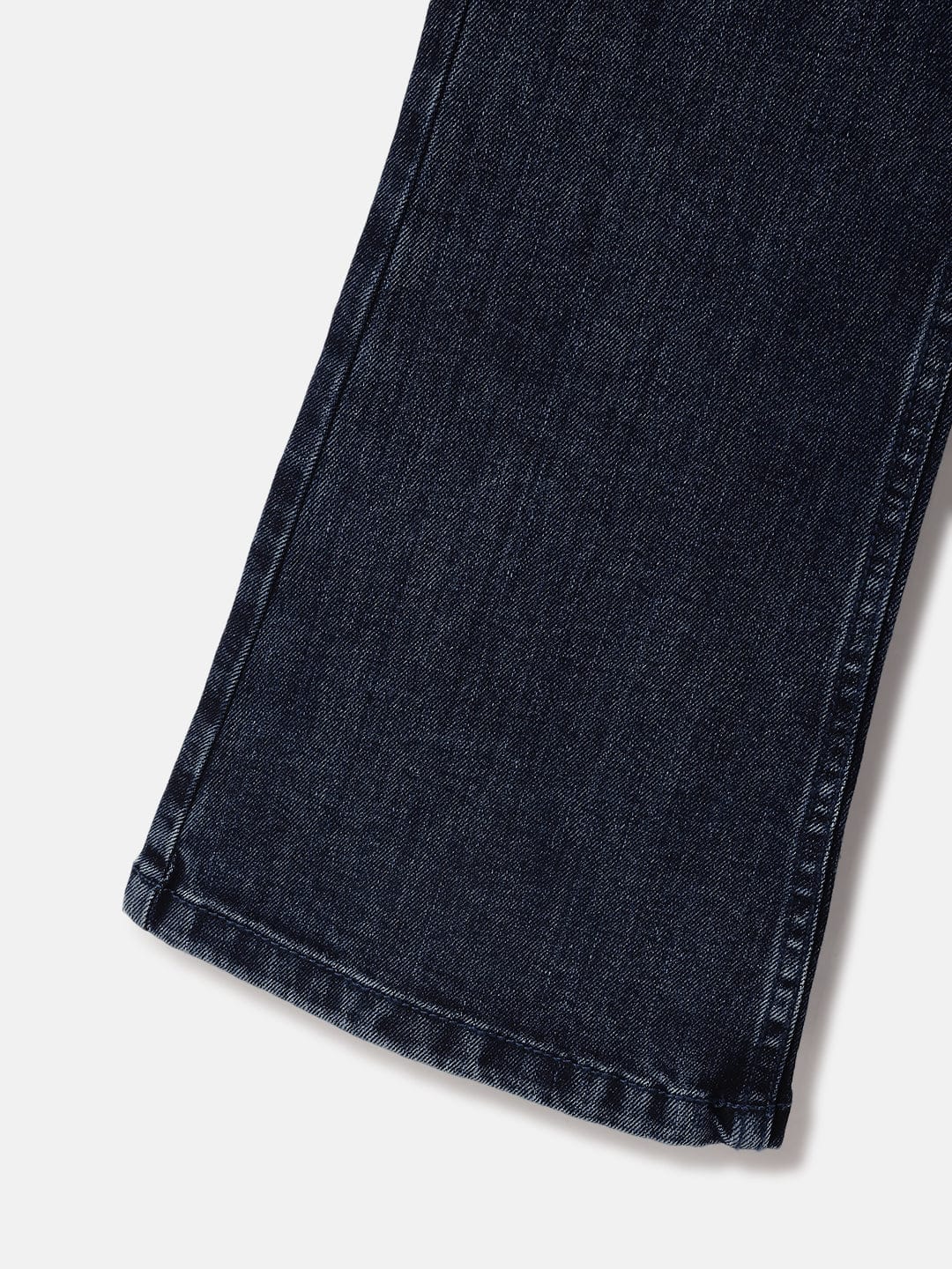 Blue Giraffe Kids Blue Bootcut Fit Solid Jeans