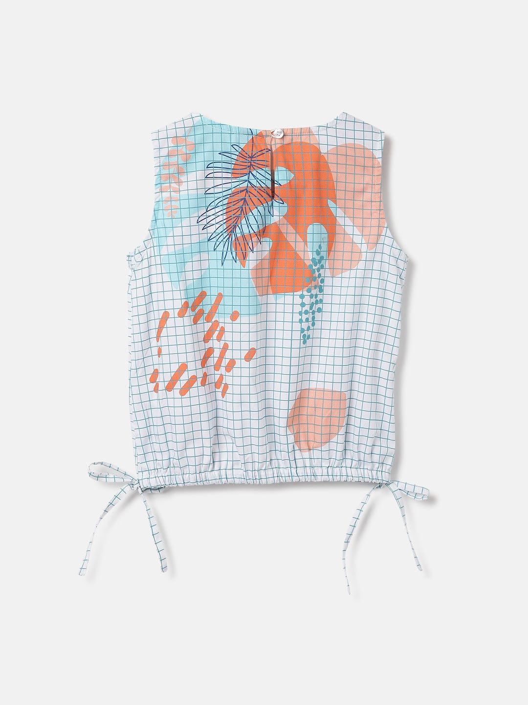 Blue Giraffe Kids Multi Printed Round Neck Top