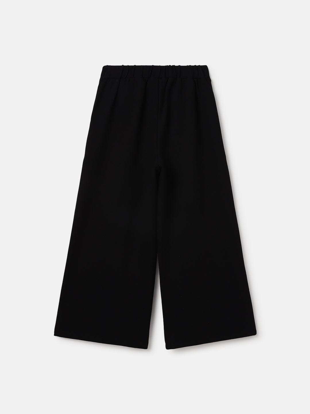 Blue Giraffe Kids Black Loose Fit Solid Trouser