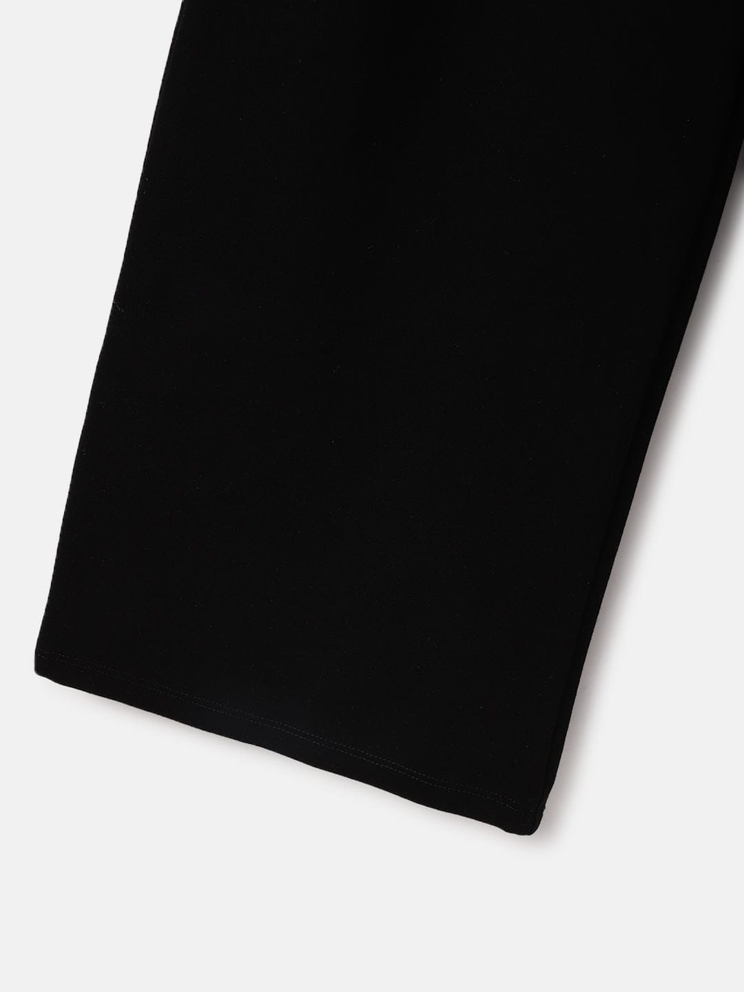 Blue Giraffe Kids Black Loose Fit Solid Trouser