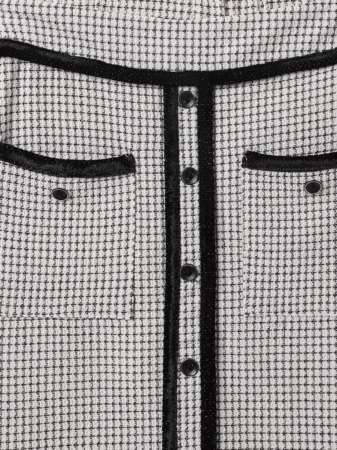 Blue Giraffe Kids Black Regular Fit Milange Skort