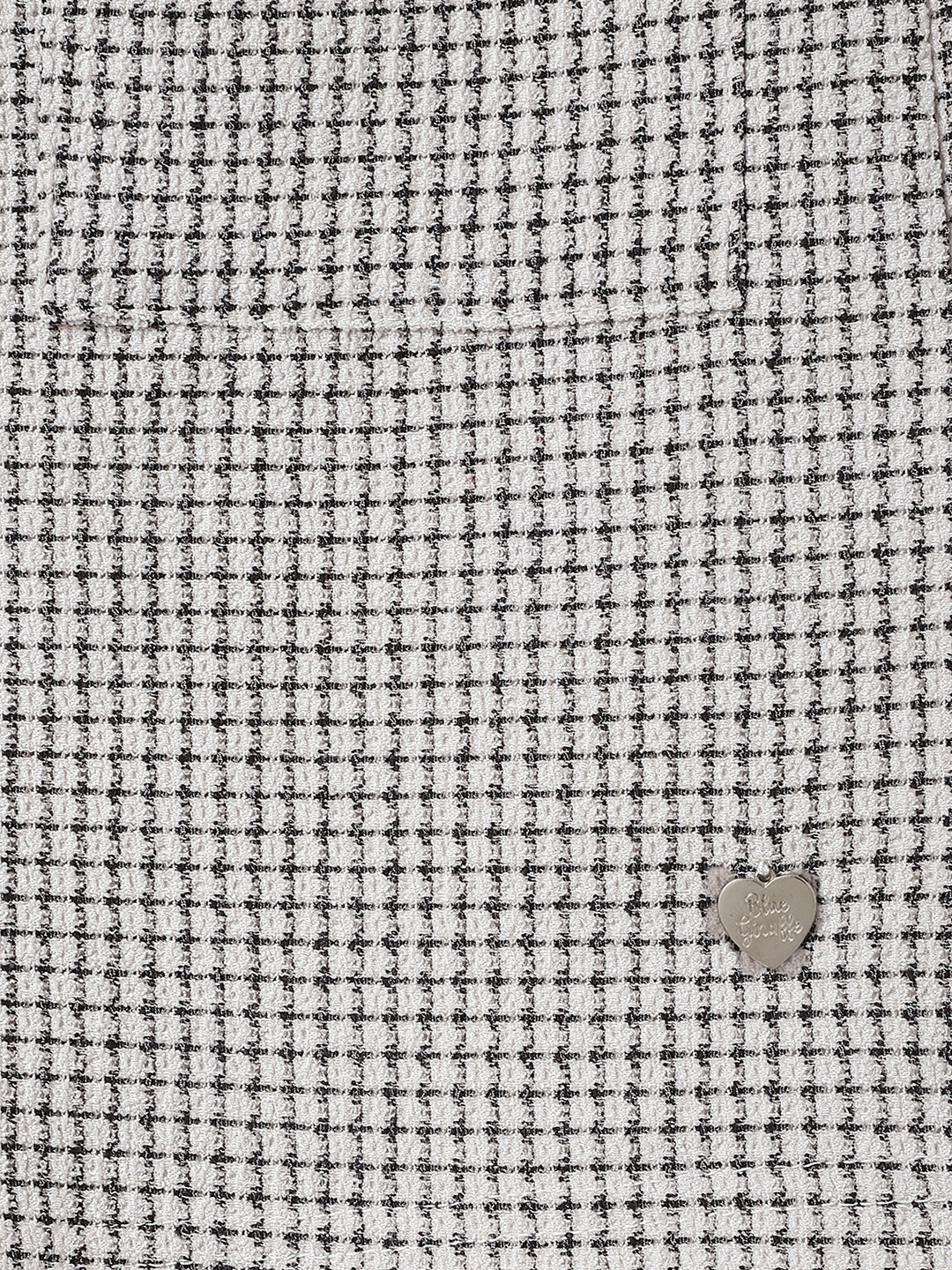 Blue Giraffe Kids Black Regular Fit Milange Skort