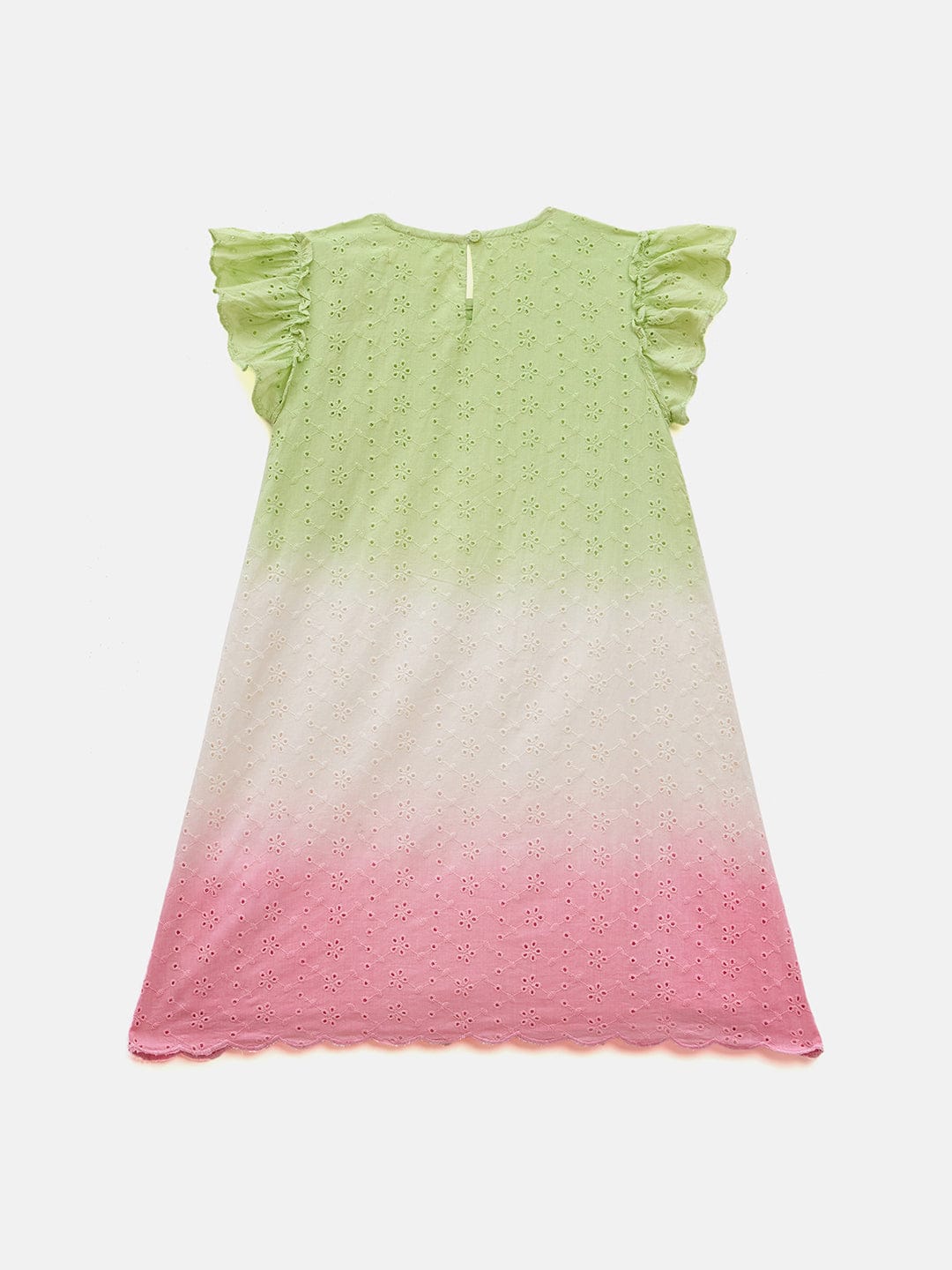 Elle Kids Multi Printed Round Neck Dress