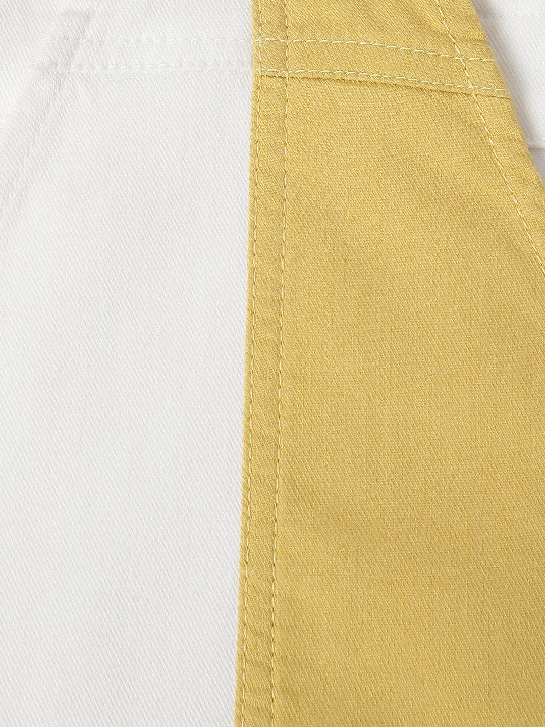 Elle Kids White Solid Square Neck Playsuit