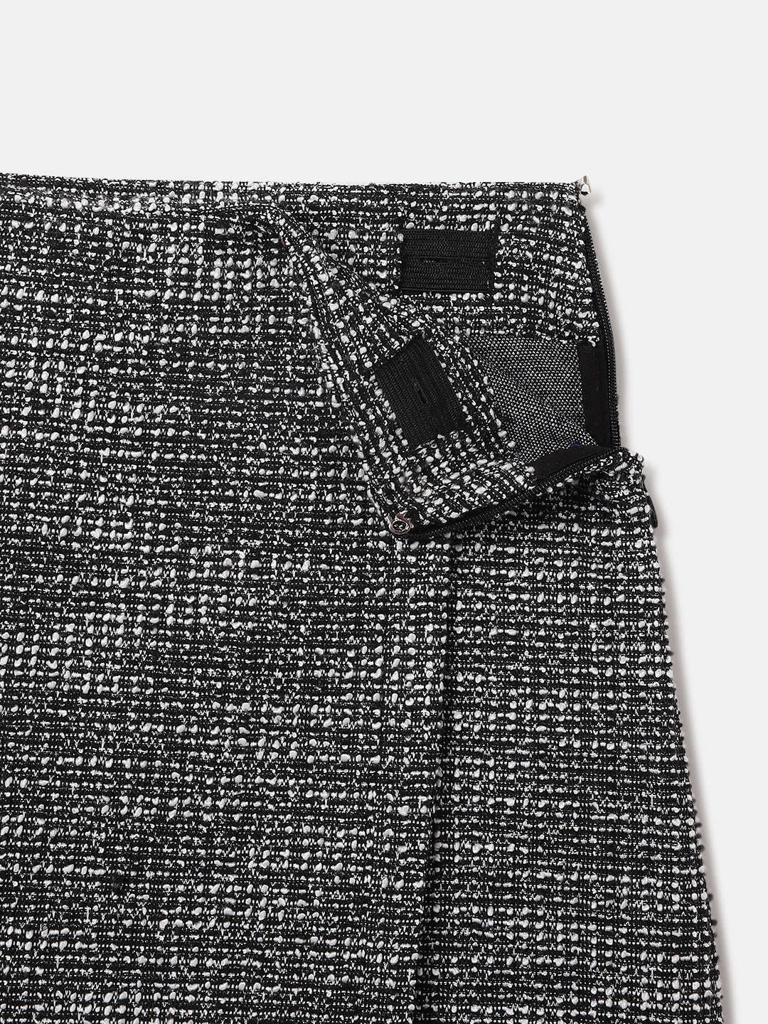 Elle Kids Black A Line Solid Skort