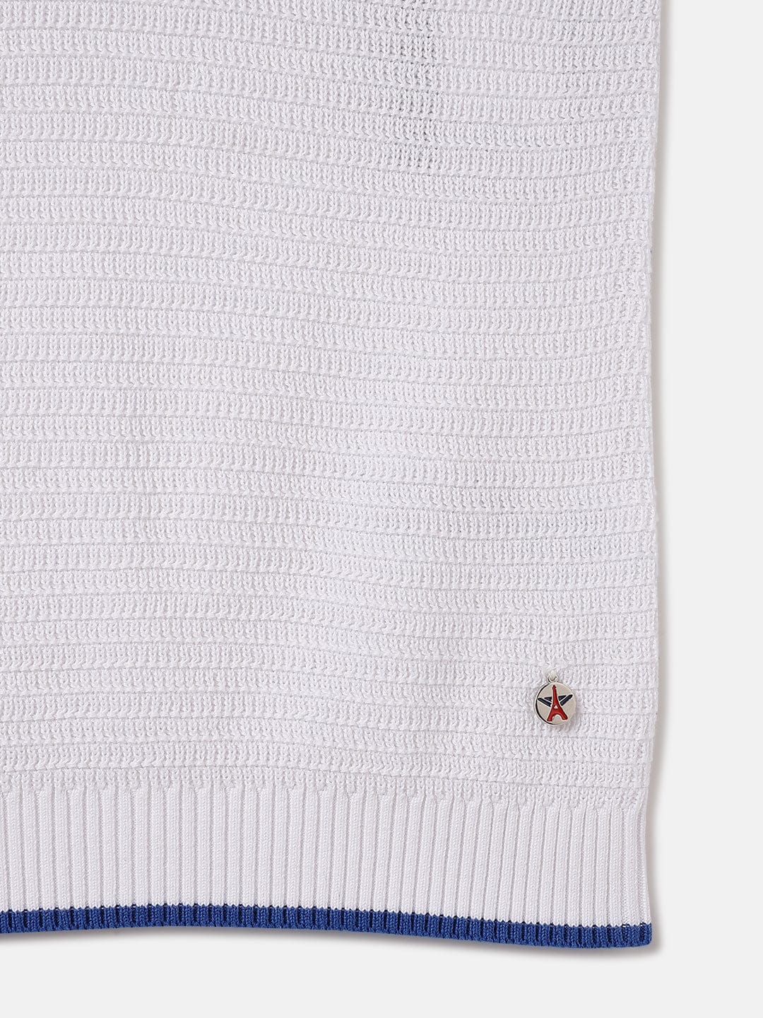 Elle Kids White Solid Round Neck Tshirt