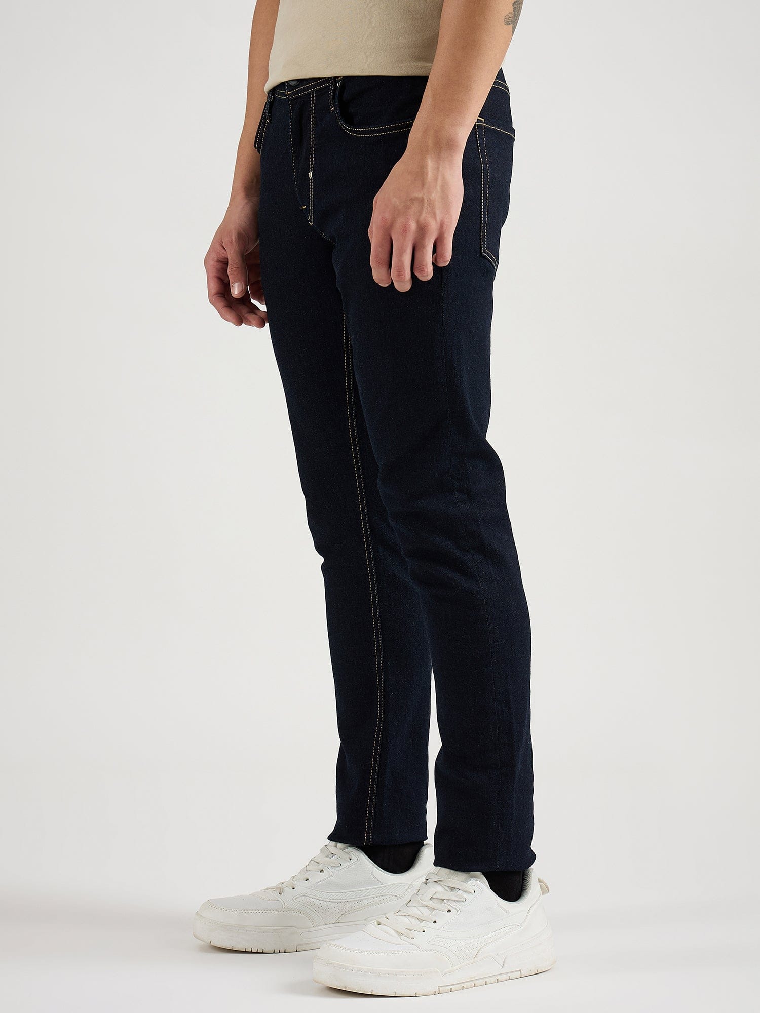 Antony Morato Men Blue Slim Fit Washed Jeans