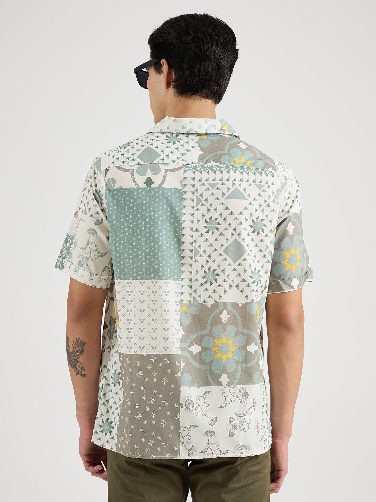 Antony Morato Men Multicolor Printed Collar Shirt