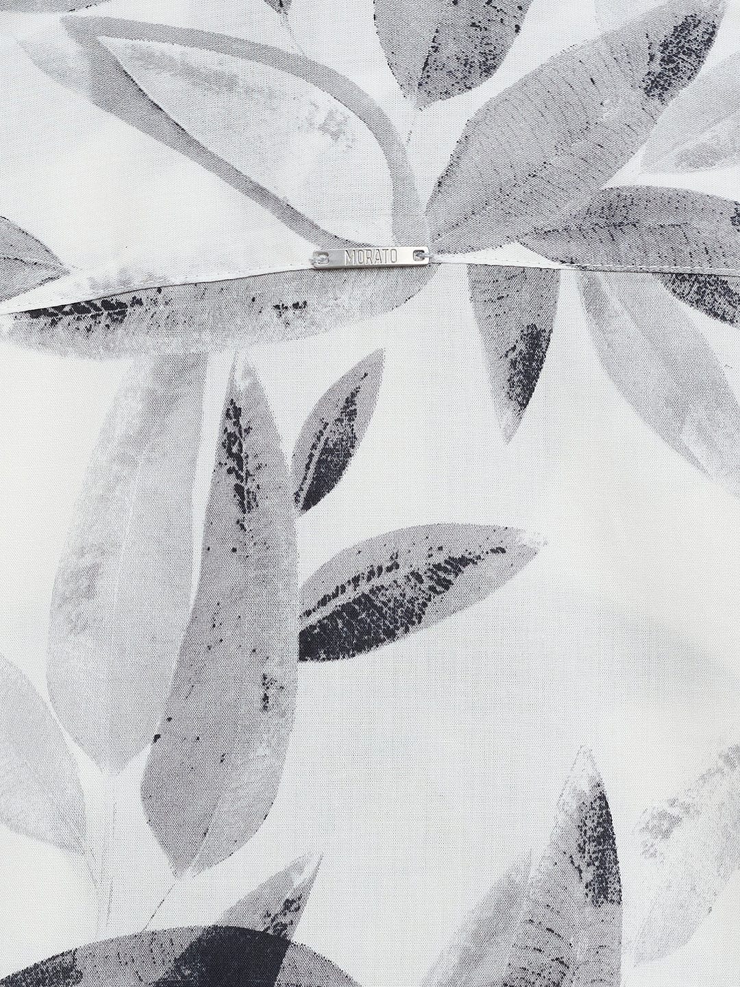 Antony Morato Boys Cream Printed Collar Shirt