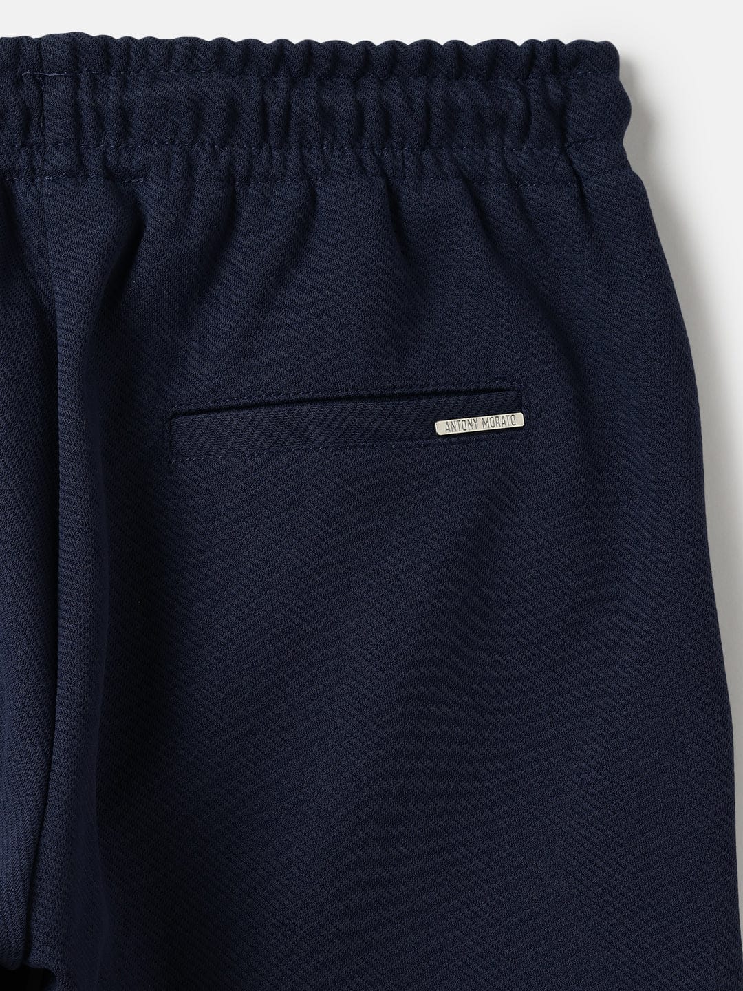 Antony Morato Boys Blue Regular Fit Solid SweatPant