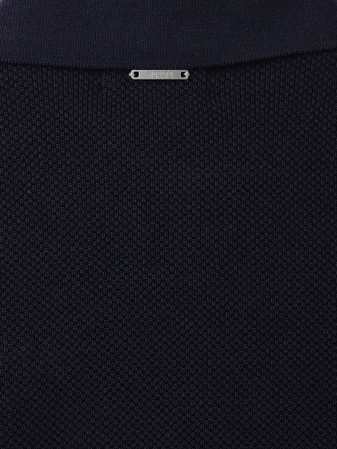 Antony Morato Boys Blue Solid Polo Tshirt