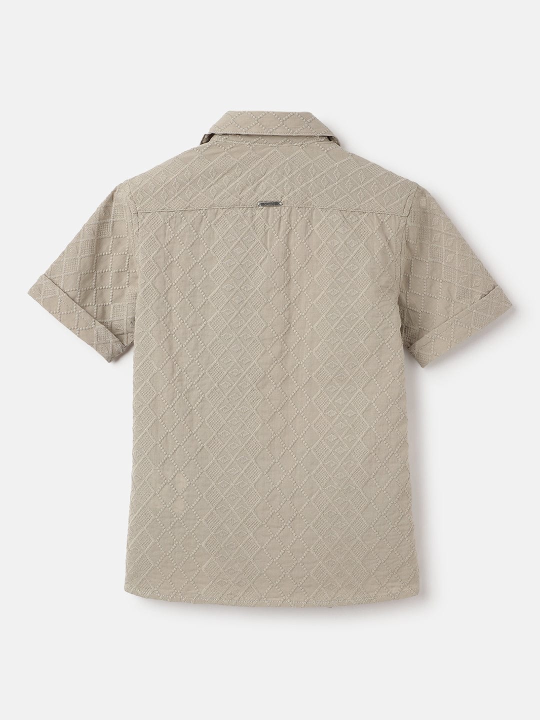 Antony Morato Boys Beige Solid Collar Shirt