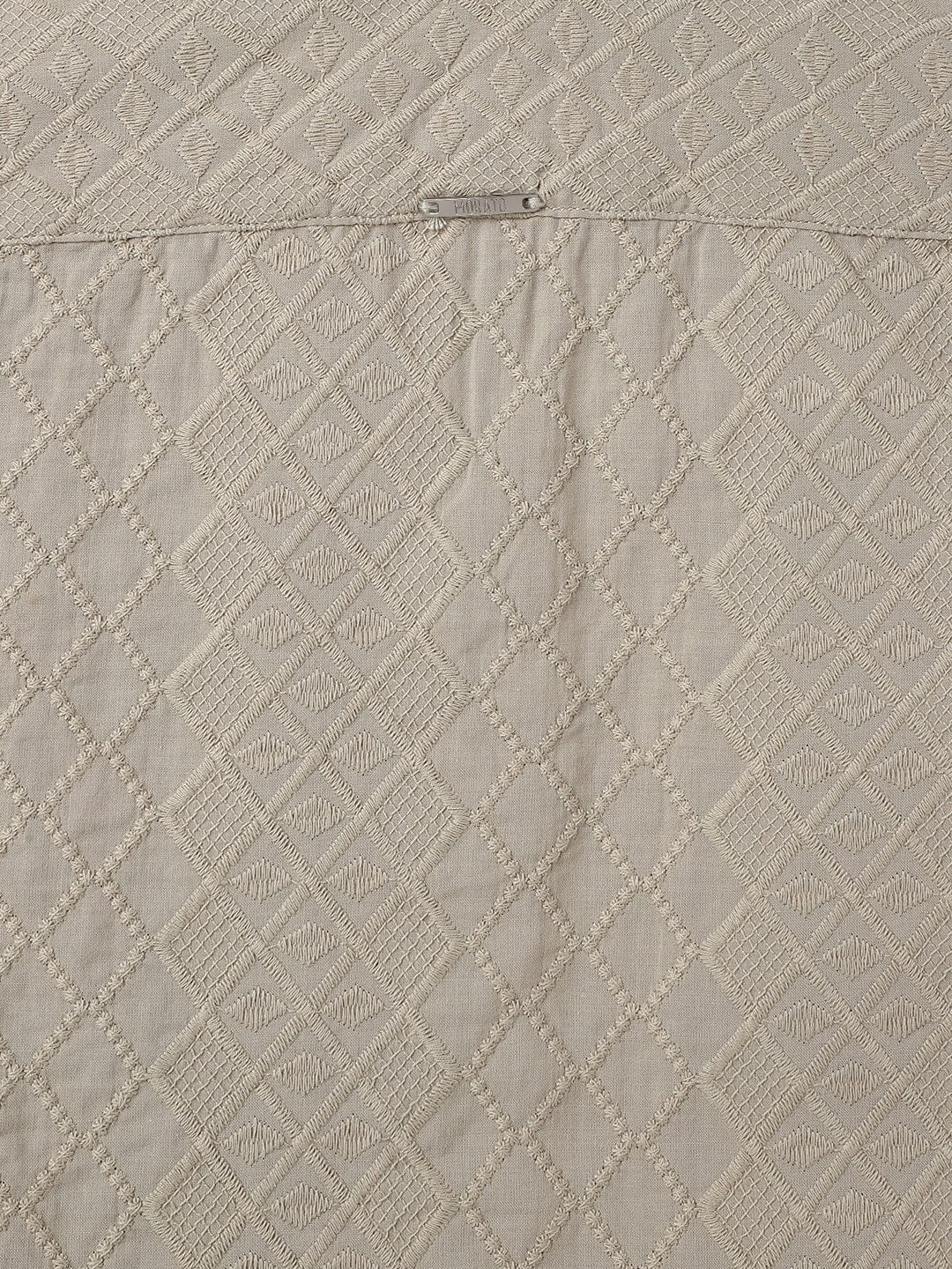 Antony Morato Boys Beige Solid Collar Shirt