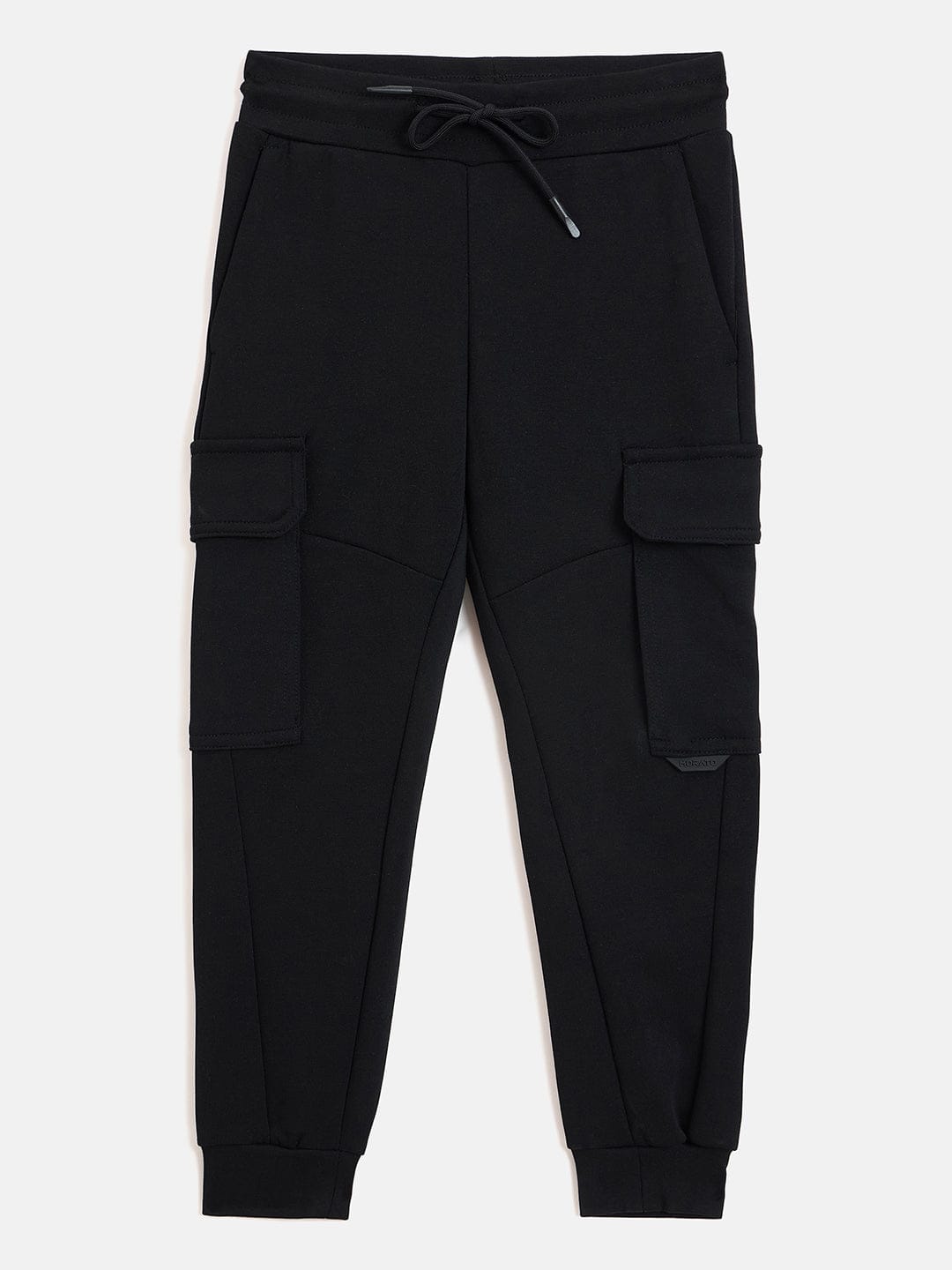 Antony Morato Boys Black Regular Fit Solid Sweatpant