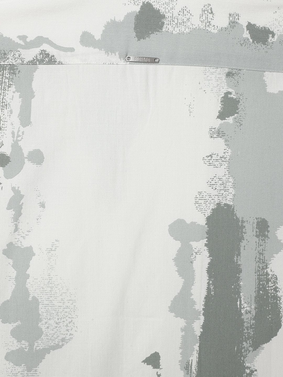 Antony Morato Boys Green Printed Collar Shirt