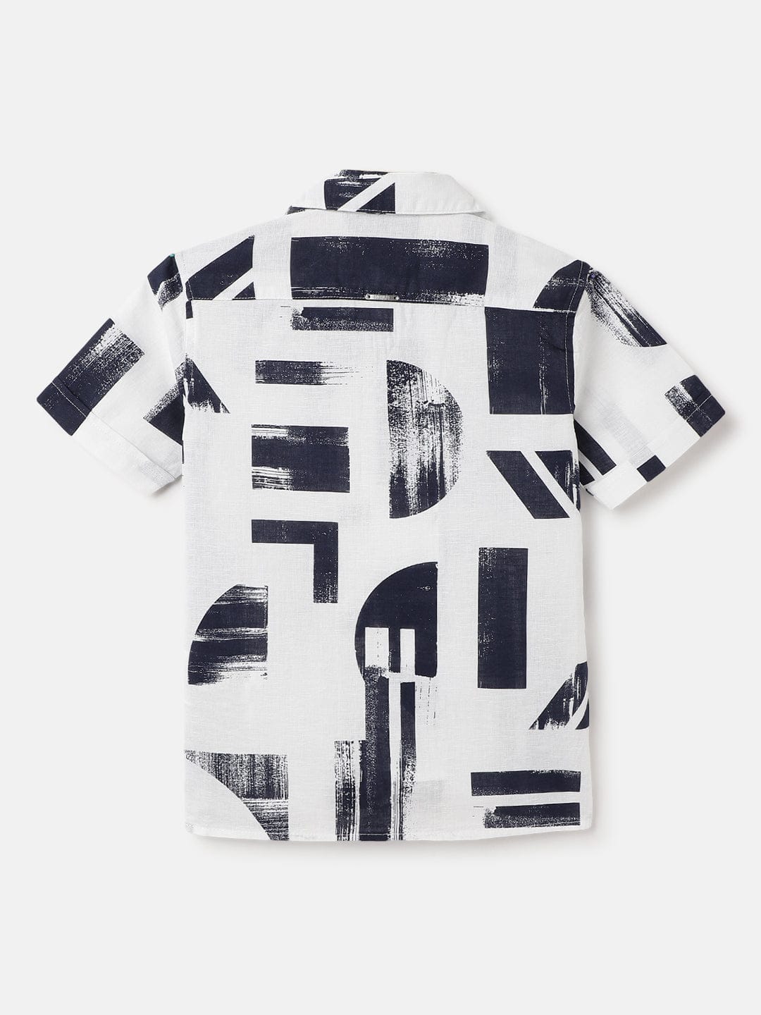 Antony Morato Boys Blue Printed Collar Shirt