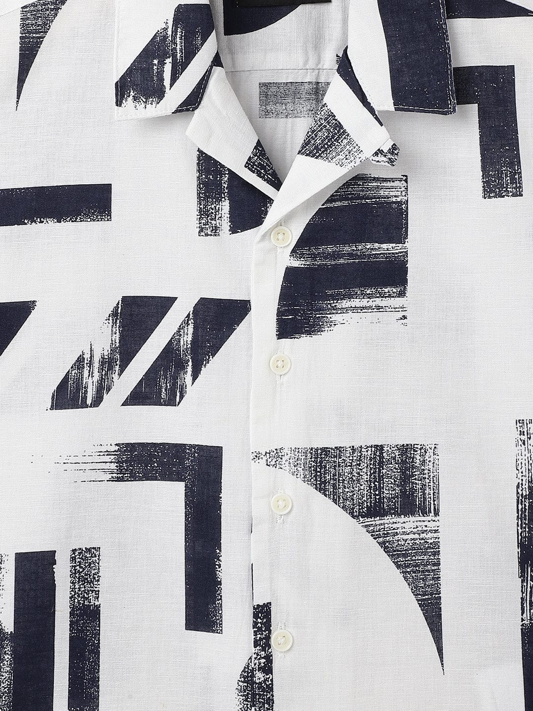 Antony Morato Boys Blue Printed Collar Shirt