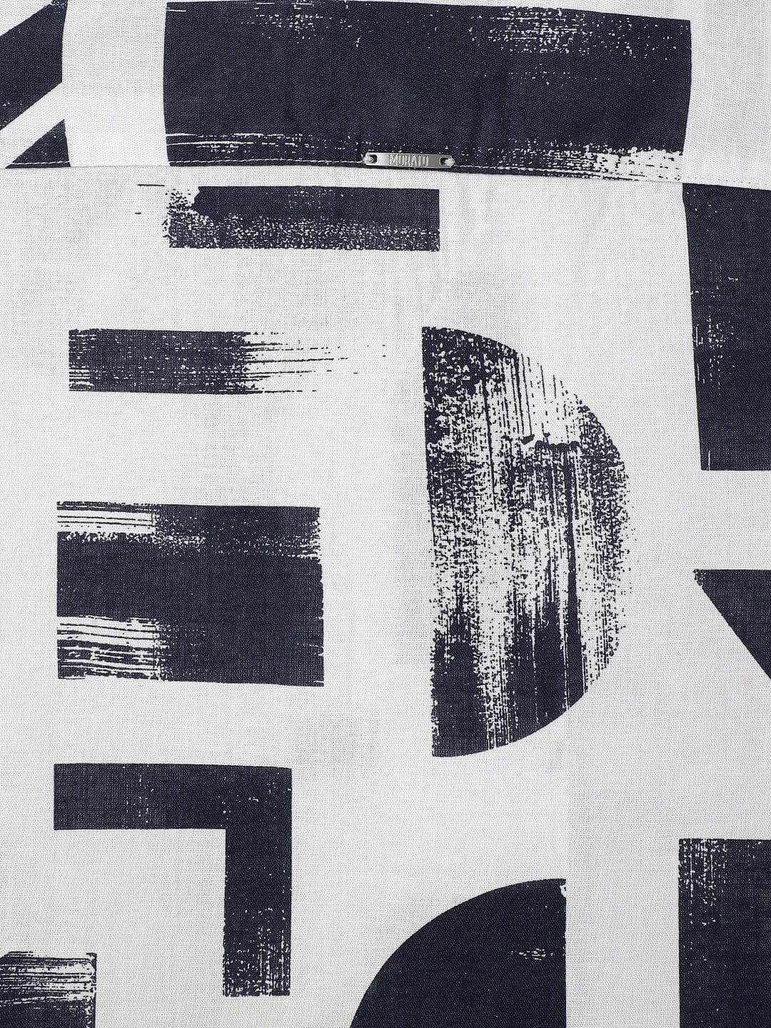 Antony Morato Boys Blue Printed Collar Shirt