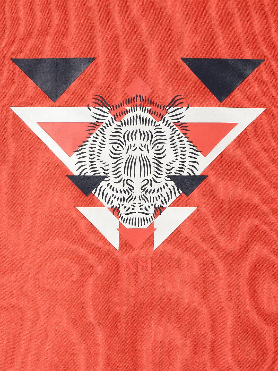 Antony Morato Boys Red Placement Print Crew Neck TShirt