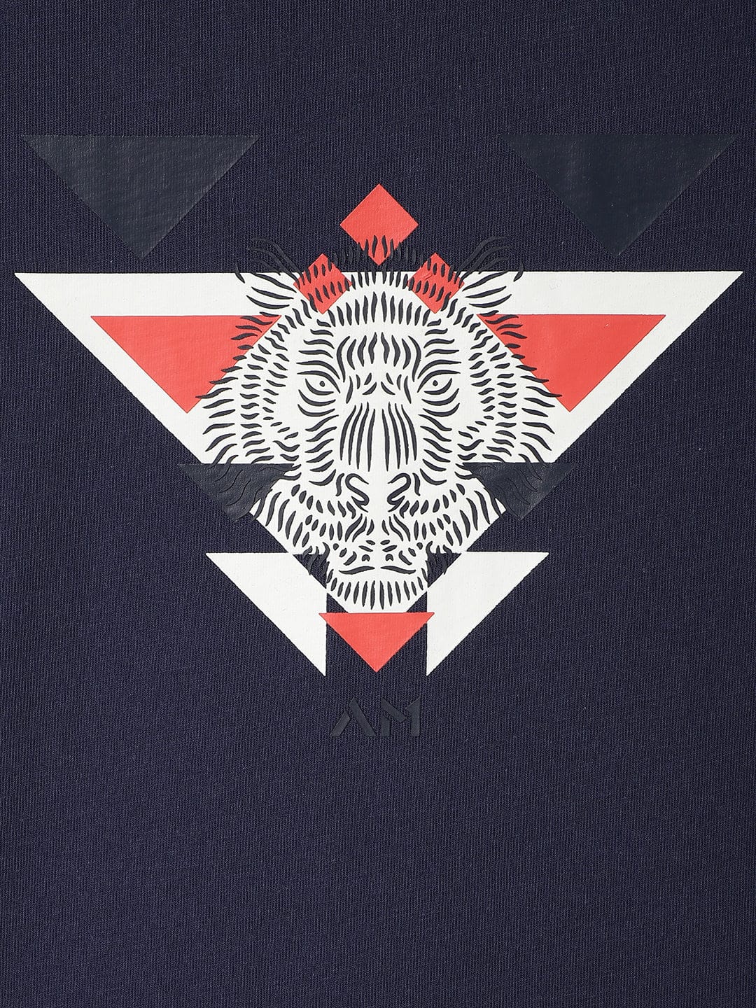 Antony Morato Boys Blue Placement Print Crew Neck TShirt