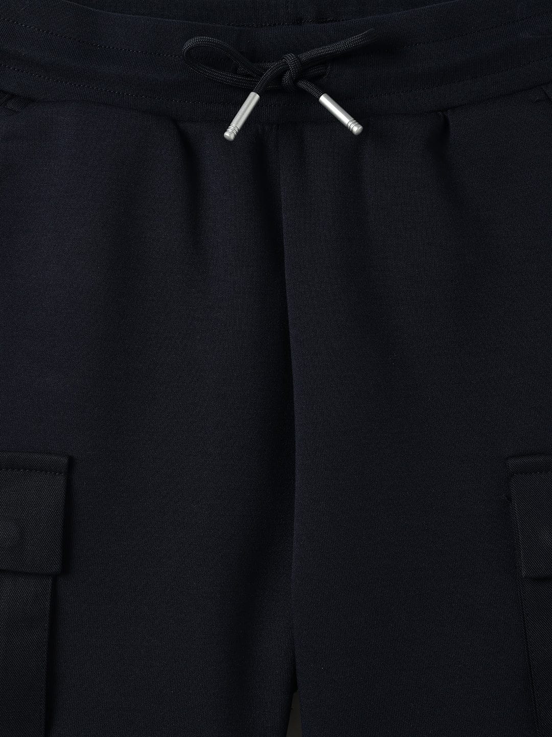 Antony Morato Boys Blue Regular Fit Solid Shorts