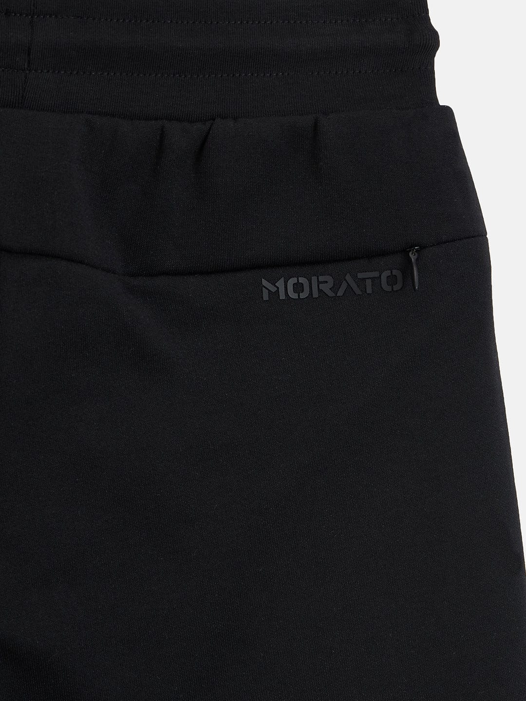 Antony Morato Boys Black Regular Fit Solid Shorts