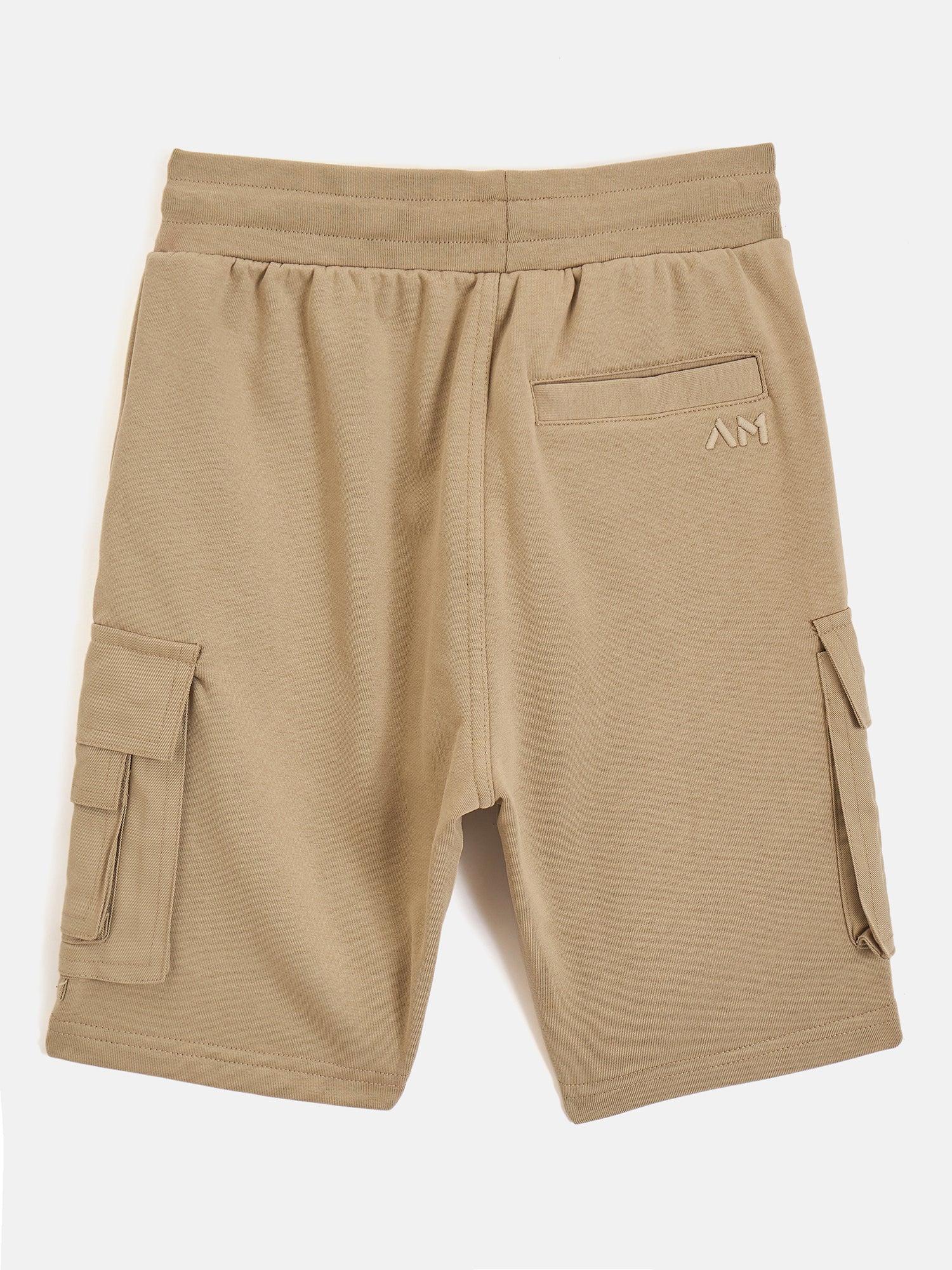 Antony Morato Boys Beige Regular Fit Solid Shorts