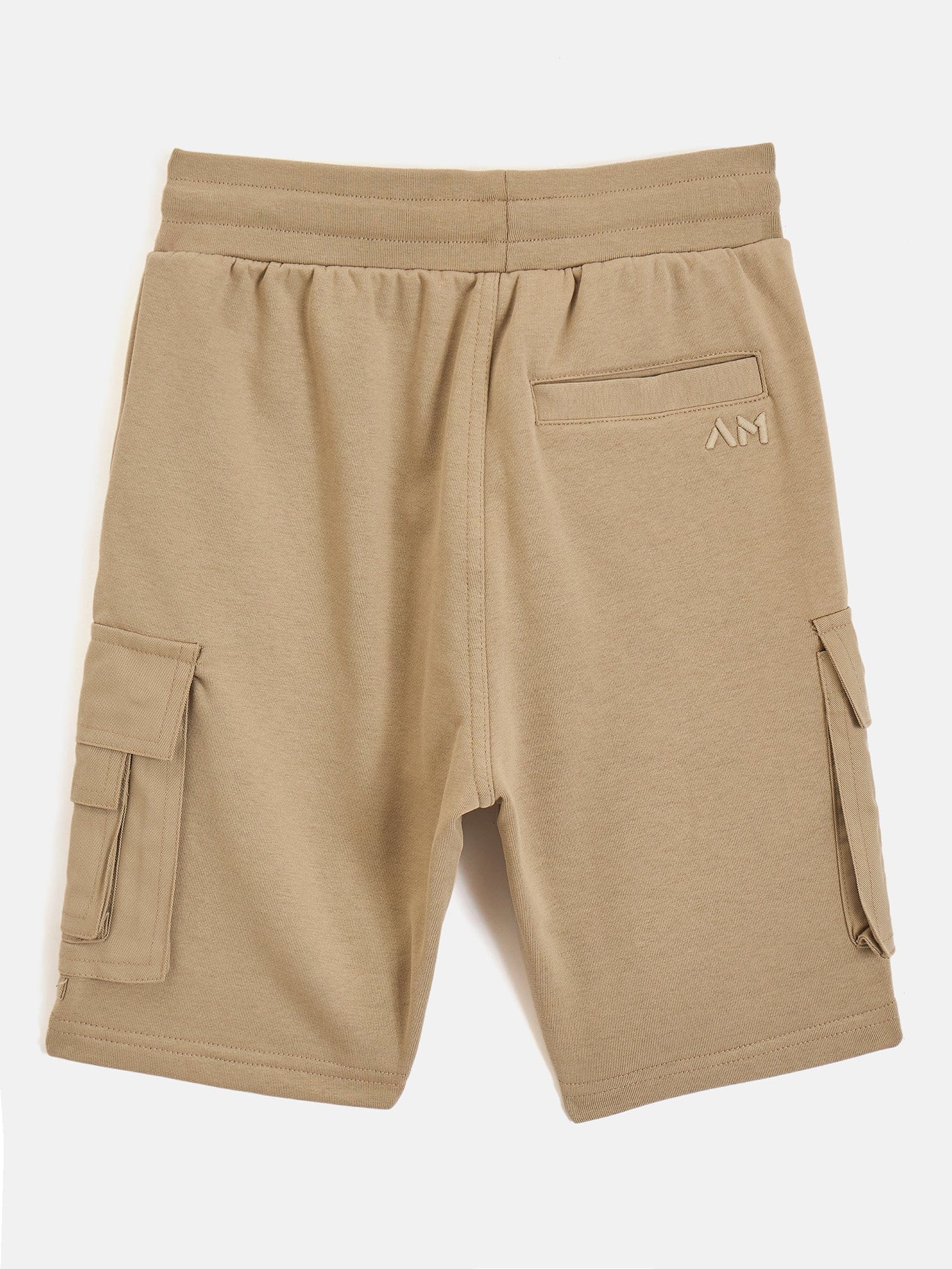 Antony Morato Boys Beige Regular Fit Solid Shorts