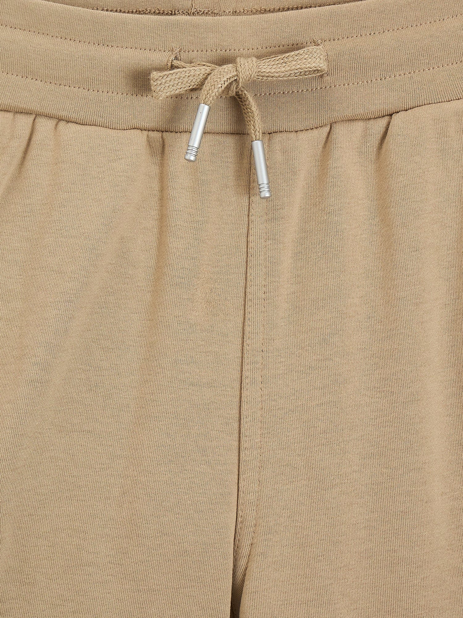 Antony Morato Boys Beige Regular Fit Solid Shorts