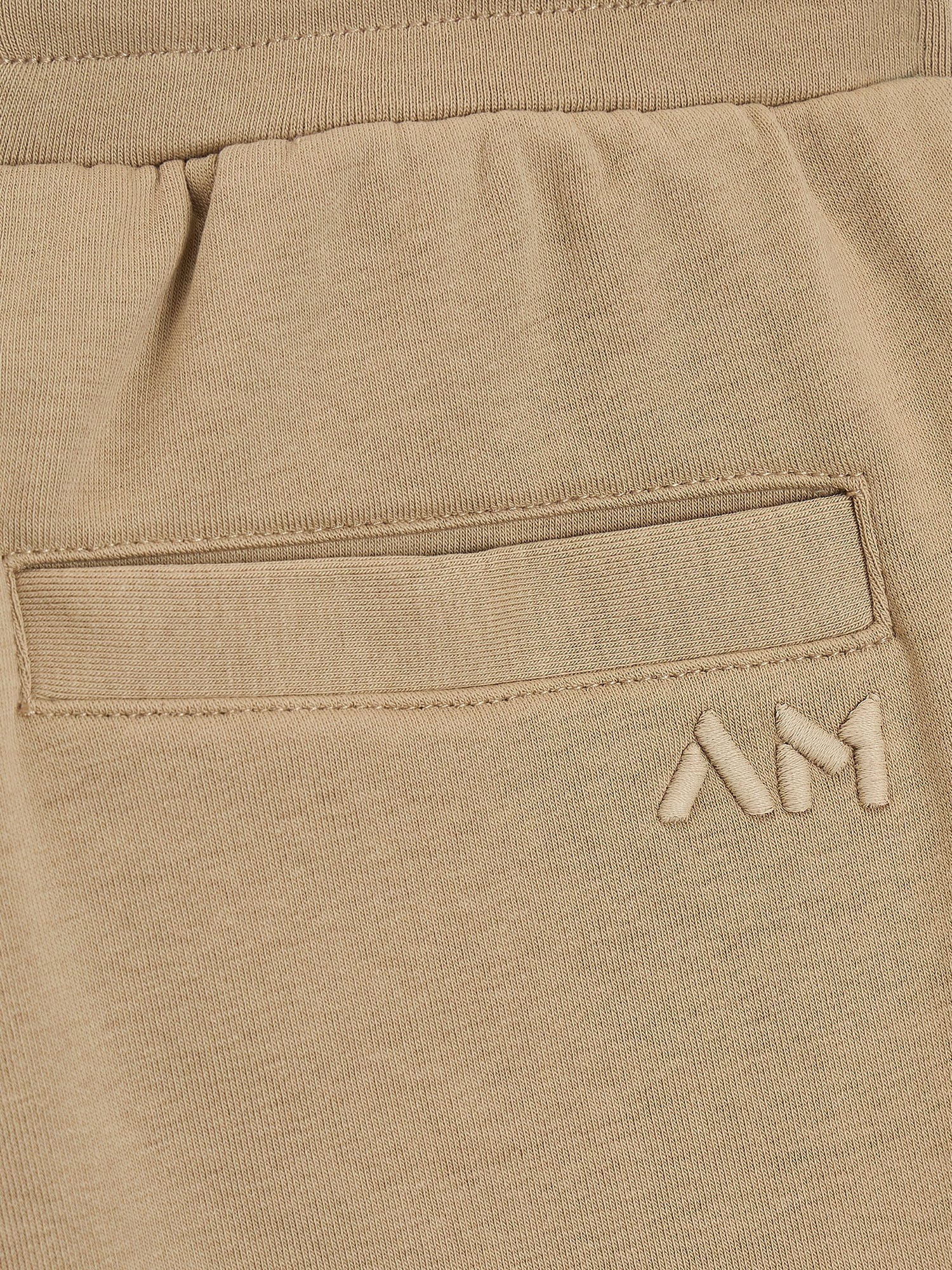 Antony Morato Boys Beige Regular Fit Solid Shorts