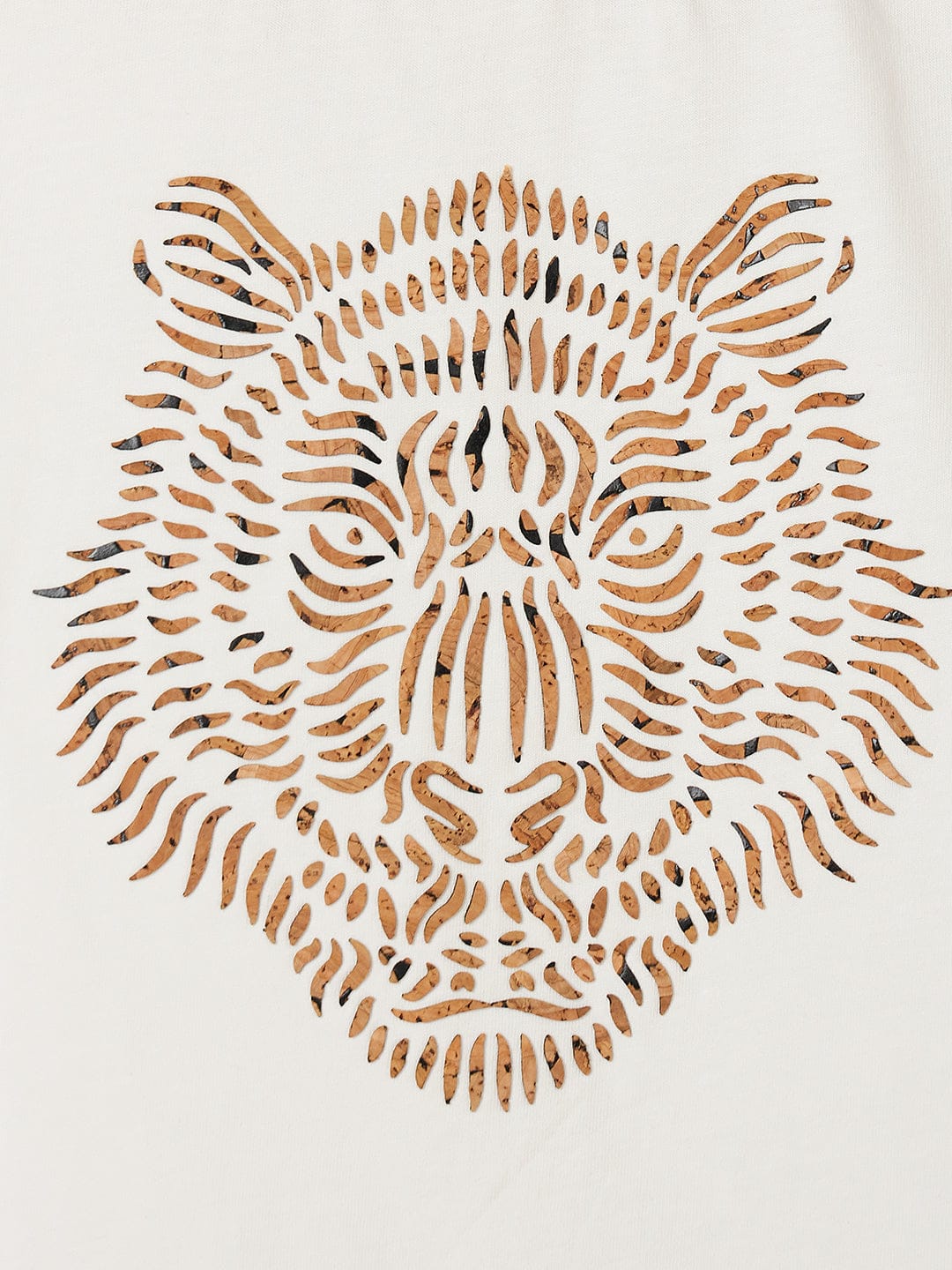 Antony Morato Boys Cream Placement Print Crew Neck Tshirt