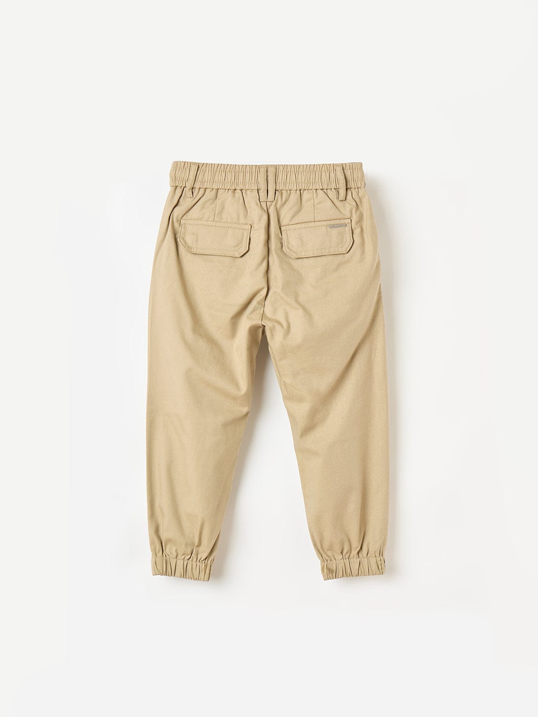 Antony Morato Boys Beige Regular Fit Solid Trouser