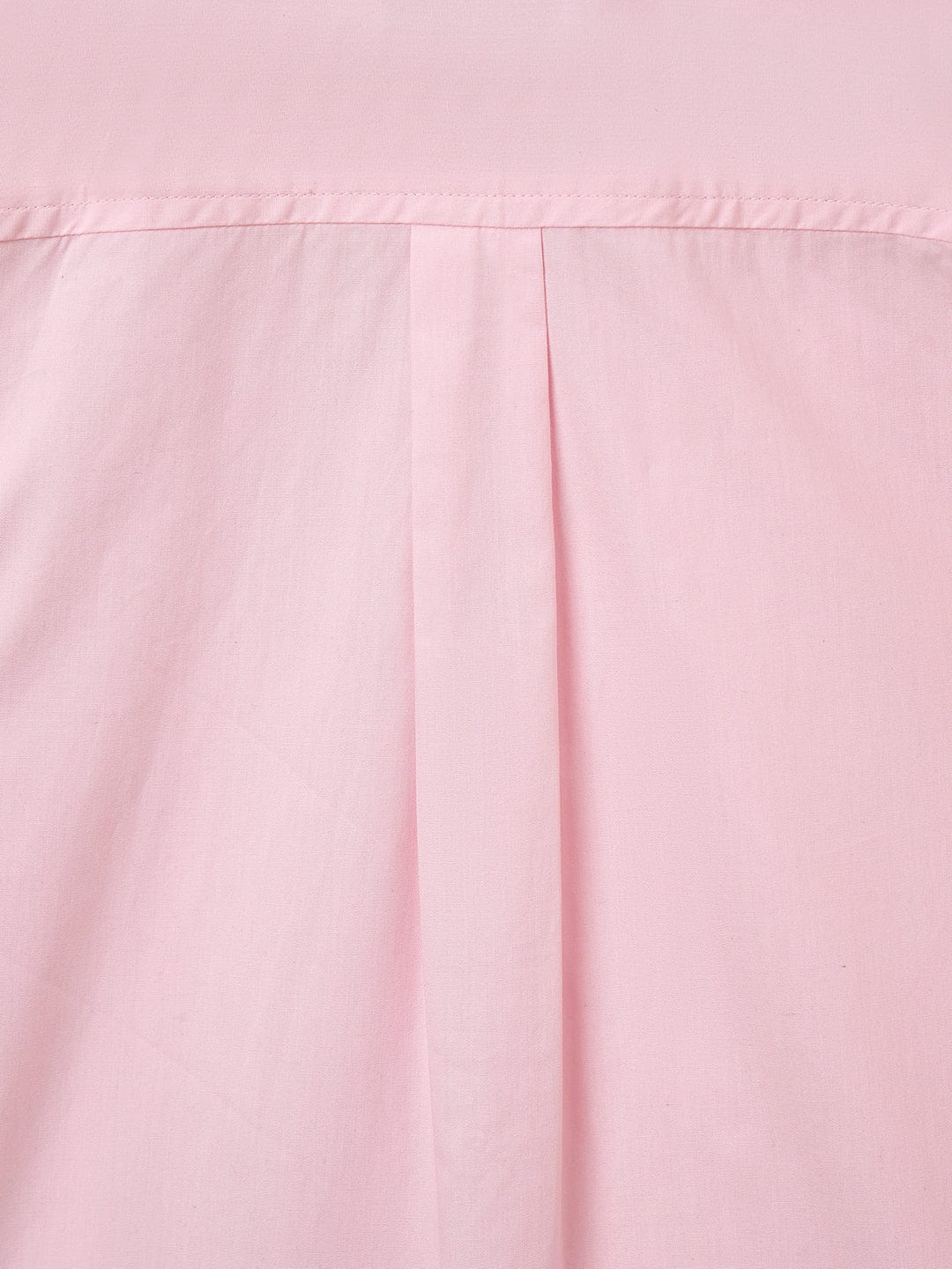 Blue Giraffe Boys Pink Solid Collar Shirt