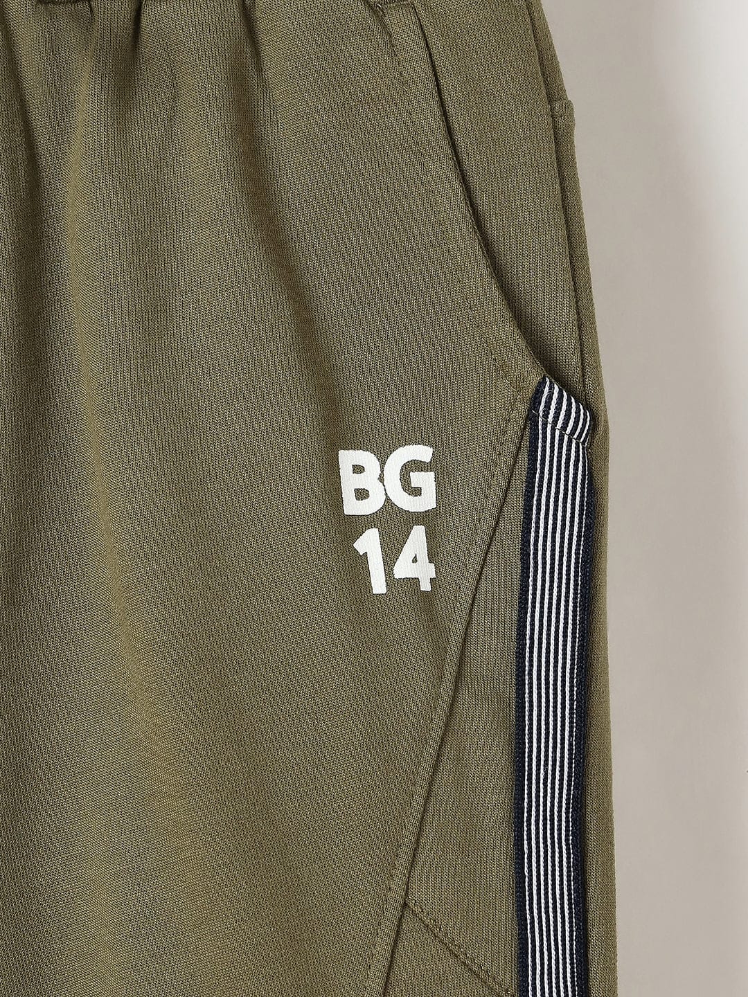 Blue Giraffe Boys Olive Jogger