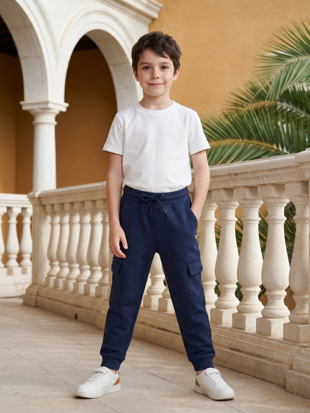 Blue Giraffe Boys Blue Jogger