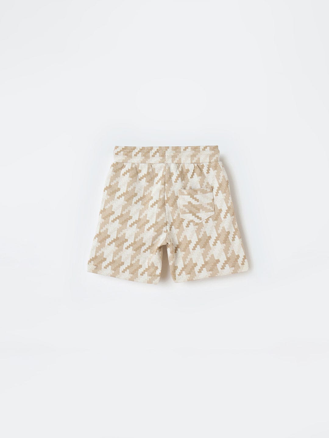 Blue Giraffe Boys White Regular Fit Solid Shorts