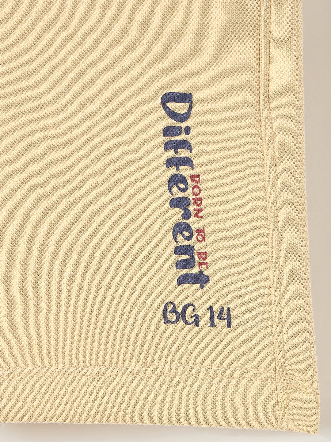 Blue Giraffe Boys Red Regular Fit Solid Shorts