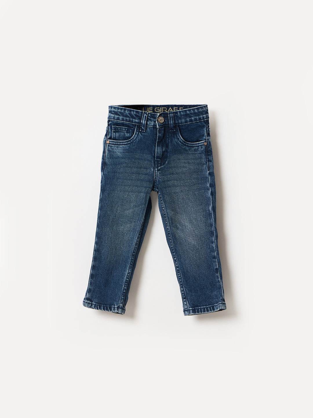 Blue Giraffe Boys Blue Slim Fit Jeans