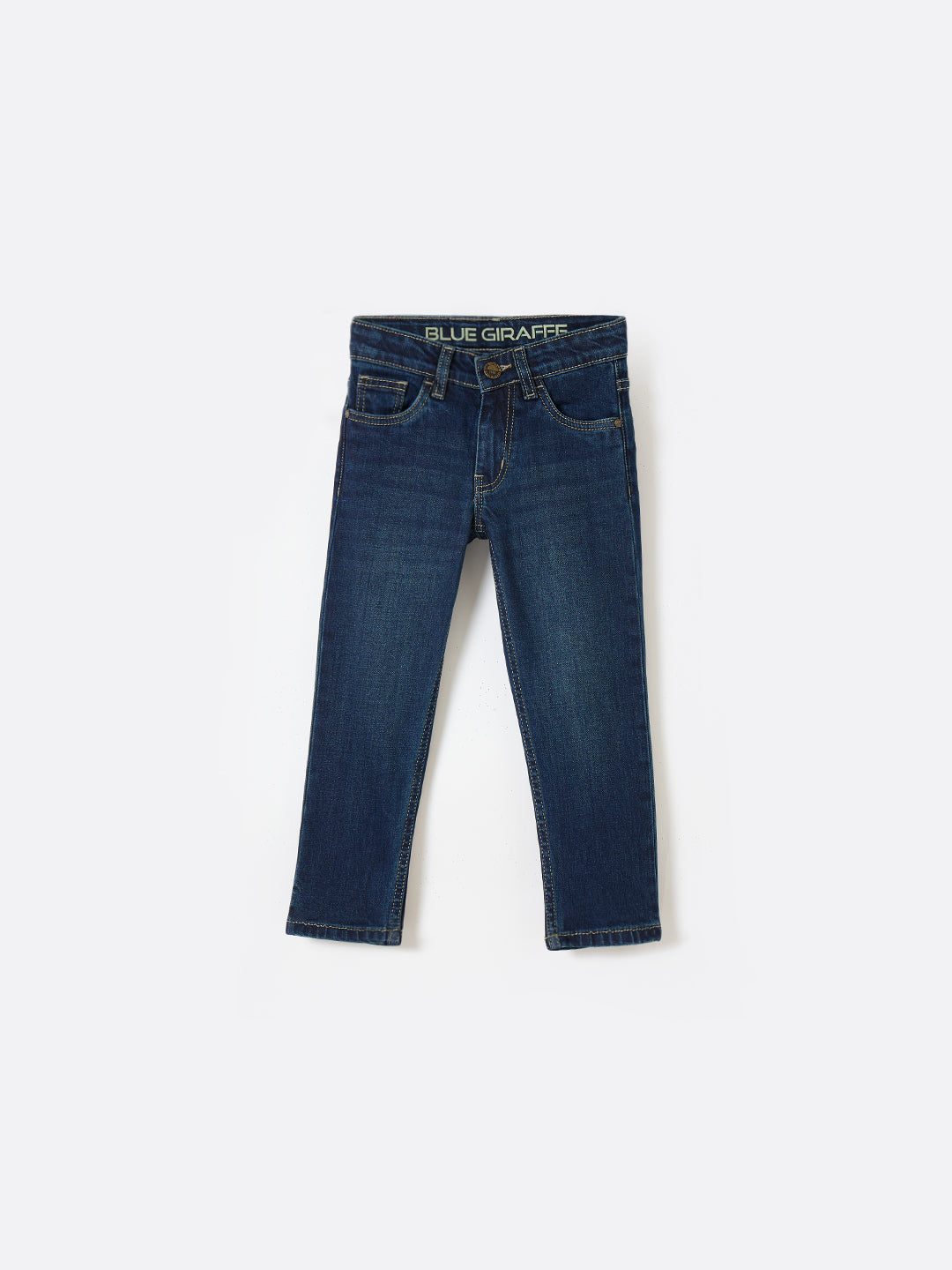Blue Giraffe Boys Blue Slim Fit Denim Jeans