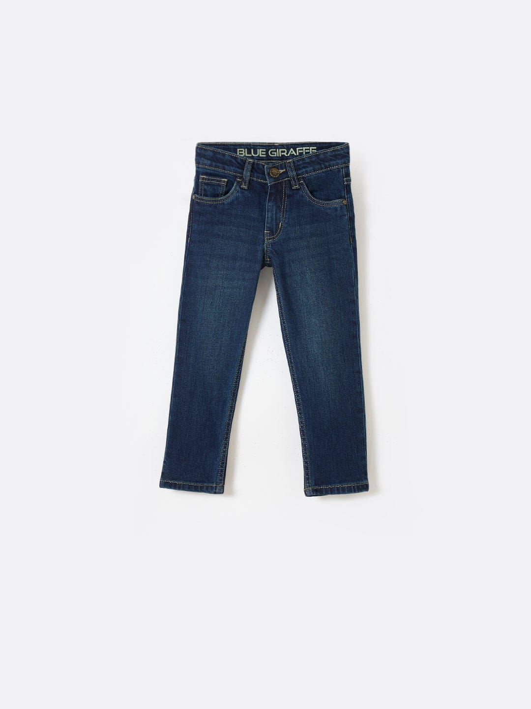 Blue Giraffe Boys Blue Slim Fit Denim Jeans